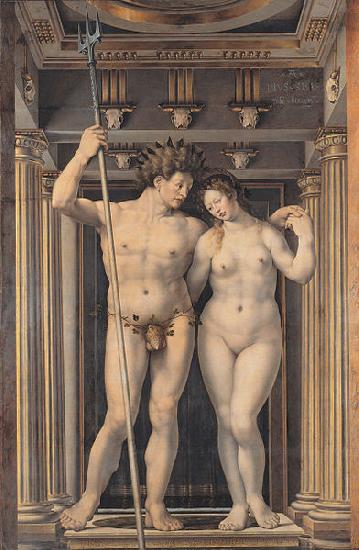 Jan Gossaert Mabuse Neptun und Amphitrite